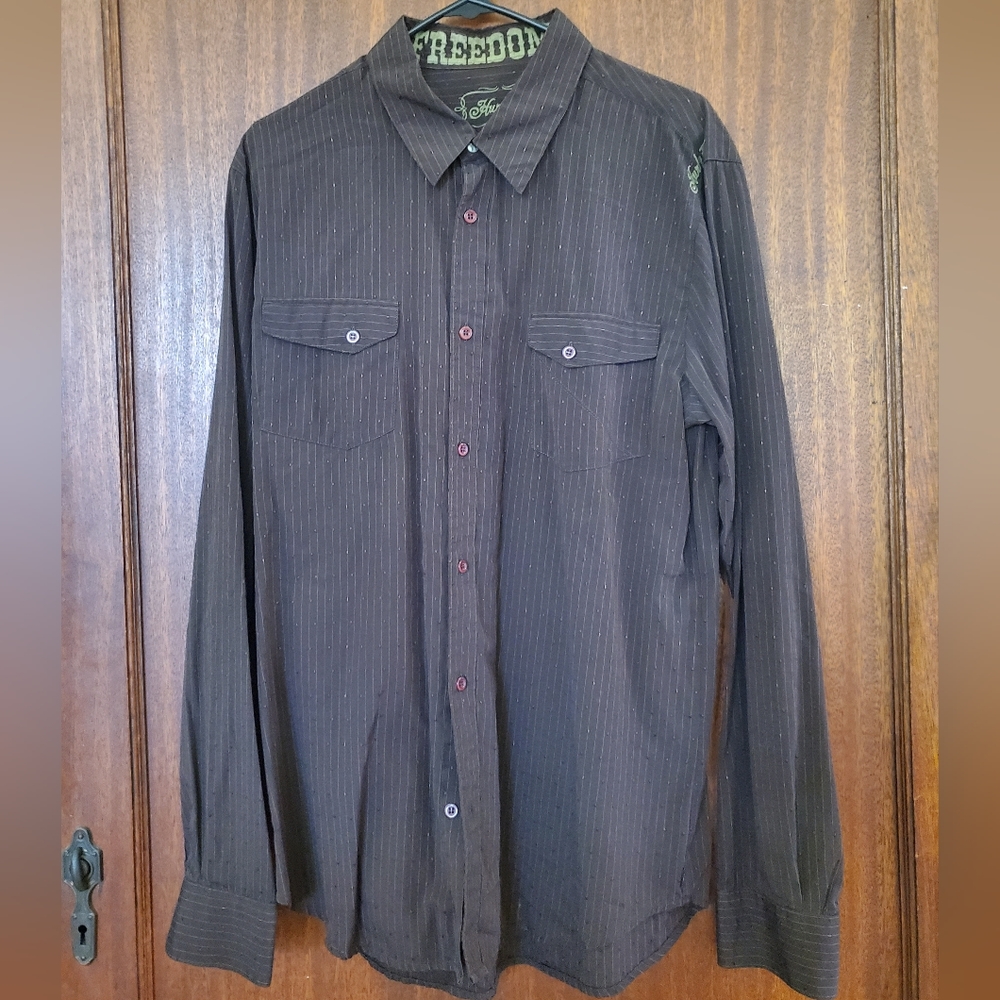 Hurley Western Button Down Large - image 1